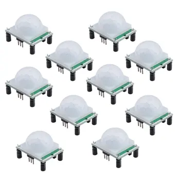 

10pcs SR501 HC-SR501 Adjust IR Pyroelectric Infrared PIR module Motion Sensor Detector Module