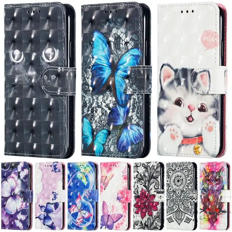 

Luxury Leather Flip Case For ASUS Zenfone MAX Pro M1 ZB601KL ZB602KL Butterfly Wallet Stand Cover Card Slot Phone Capa Bag DP02Z