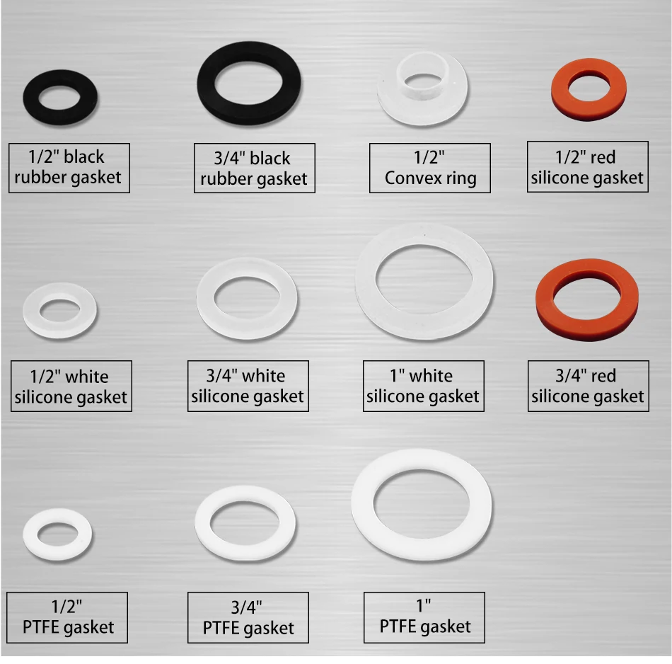 Белый черный 1/" 3/4" " резиновое кольцо кремния PTFE плоская прокладка уплотнительное кольцо для душевой форсунки шланг Труба сильфонная трубчатая шайба кольцо