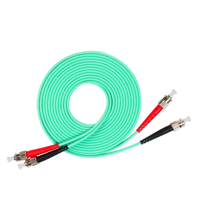 

3m (10ft) ST UPC to ST UPC Duplex OM3 Multimode PVC (OFNR) 3.0mm Fiber Optic Patch Cable