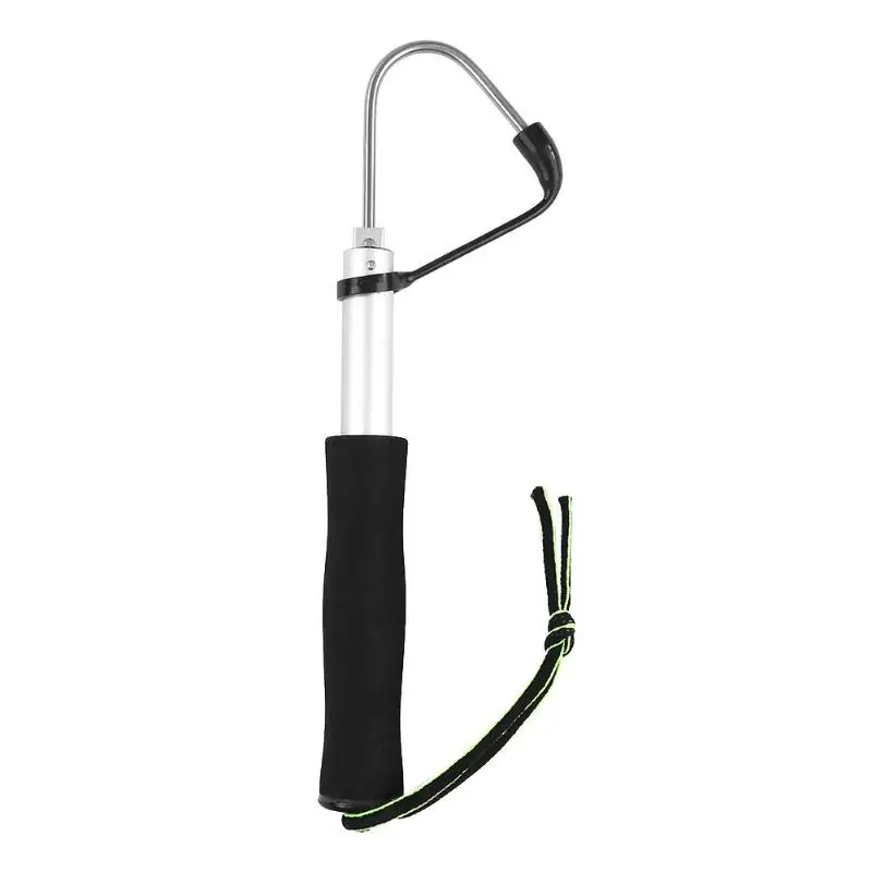 

New Outdoor Activities Stainless Steel Flexible Fishing Gaff Grip Holder Spear Hook Fishing Gripper Accessories Pesca Tackle