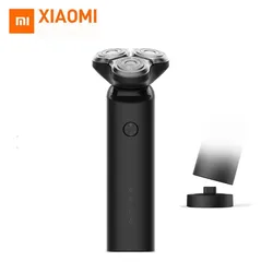 Xiaomi Mijia Afeitadora Eléctrica Máquina de Afeitar Flexible 3 Cabeza Flotante Seca Máquina de Afeitar Húmeda Lavable con Cuchilla Principal-Sub de Doble Hoja + Cargador de Escritorio Xiaomi Mijia Afeitadora Eléctrica Máquina de Afeitar Flexible 3 Cabeza Flotante Seca Máquina de Afeitar Húmeda Lavable con Cuchilla Principal-Sub de Doble Hoja + Cargador de Escritorio