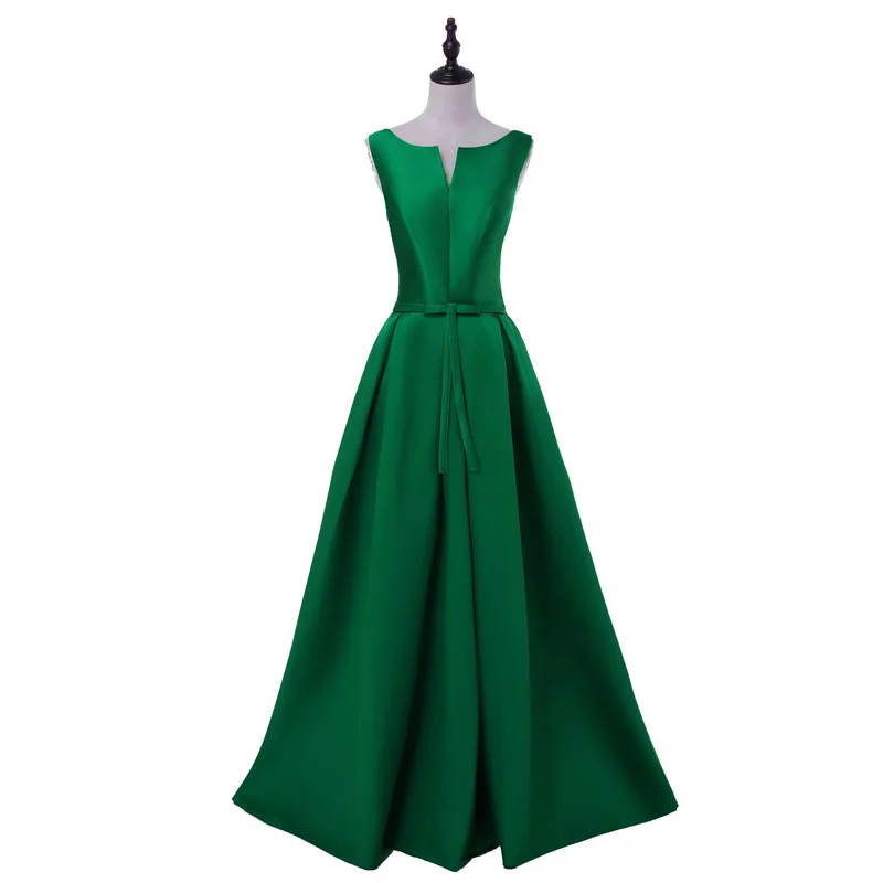 Горячая Распродажа, элегантные вечерние платья с v-образным вырезом на спине, вечернее платье для выпускного вечера, стильное платье - Цвет: NO 28 green