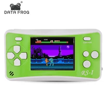 Data Frog Portable Game Console 2.5 Inch Handheld Game Player Built In 89 No Repeat Classic Games Consoles Best Gift For Kids