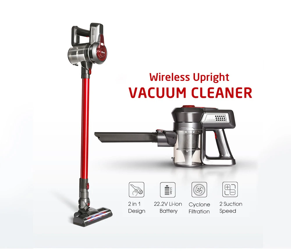 

Dibea C17 Portable 2 In1 Cordless Stick Handheld Vacuum Cleaner Dust Collector Household Aspirator With Docking Station Sweeper
