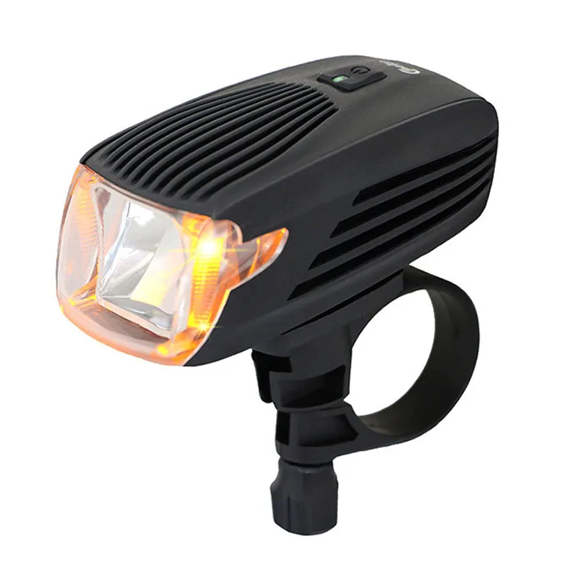 Светодиодный фонарь для велосипеда USB перезаряжаемая передняя фара велосипеда автоматическая система освещения Желтый дневной свет легко установить