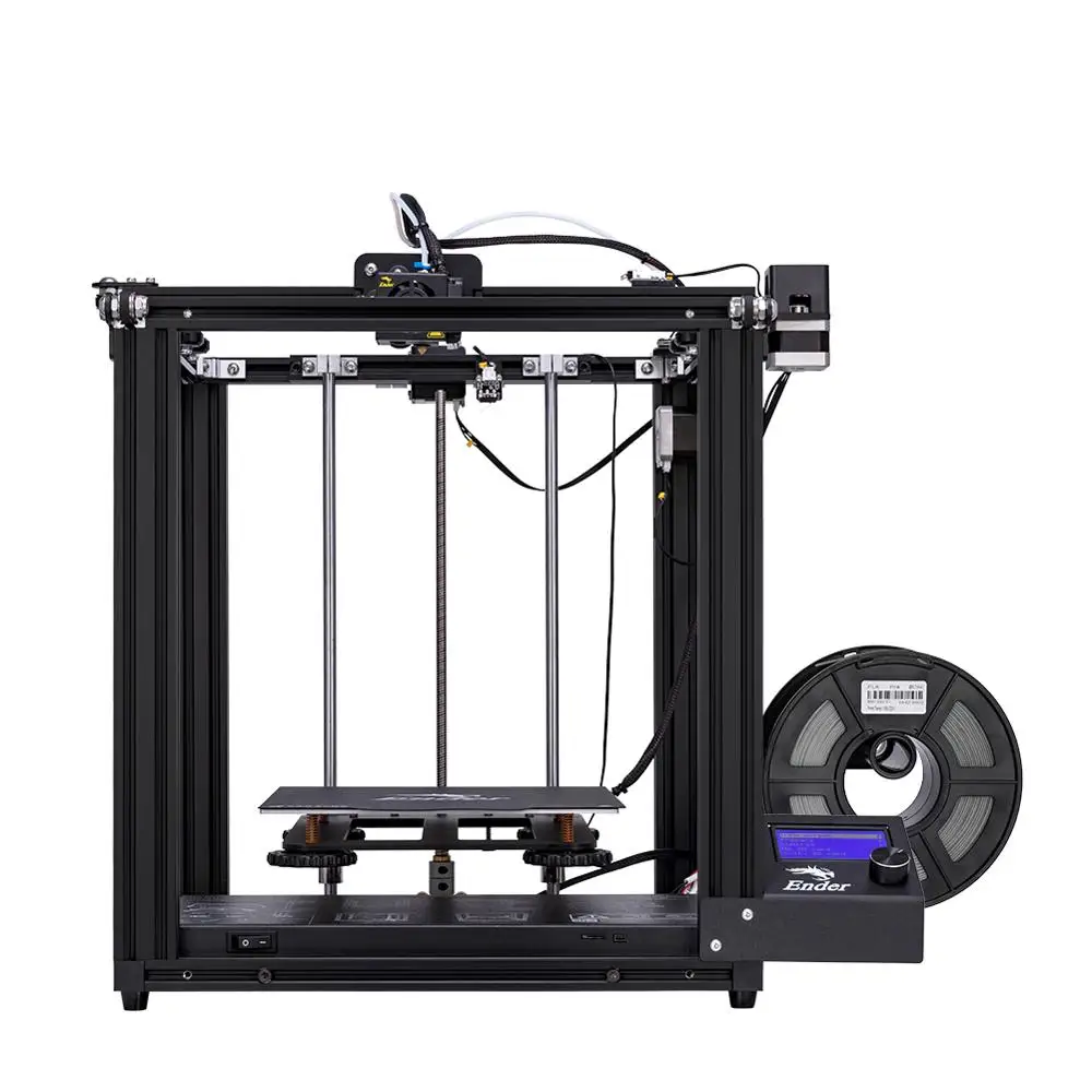 Creality 3D Ender-5 طابعة المعدني الكامل مزدوجة Y محور هيكل المغلقة مع مستقرة امدادات الطاقة و خارج السلطة استئناف طباعة