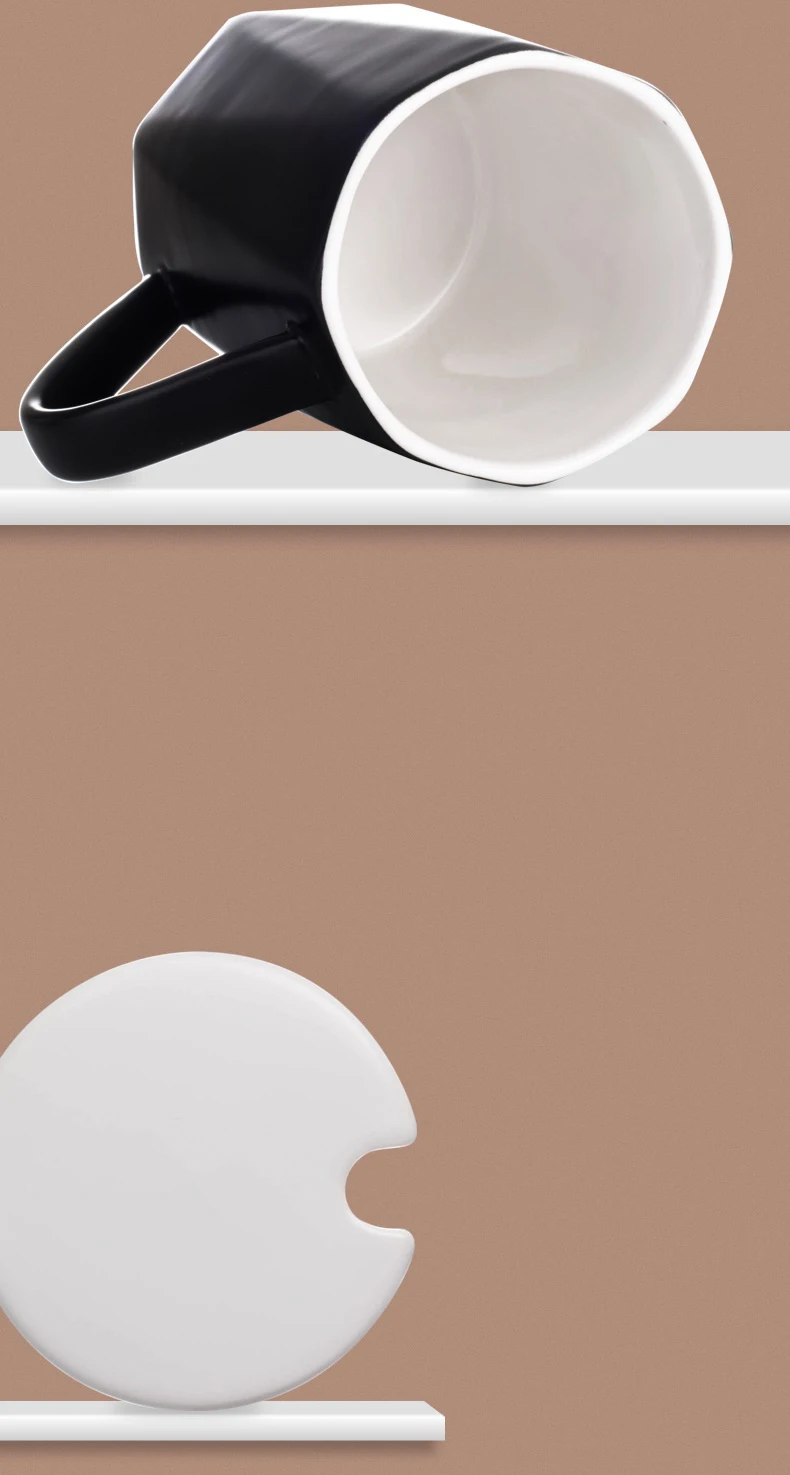 Креативная Женская Студенческая керамическая кружка, Корейская кофейная чашка с крышкой, ложка, трендовая домашняя чашка для питьевой воды, простая пара