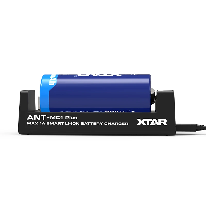 XTAR ANT MC1 плюс крошечные Дисплей USB Зарядное устройство для 10440 14500 16340 18700 26650 3,6 V 3,7 V Li-Ion 18650 батареи Зарядное устройство