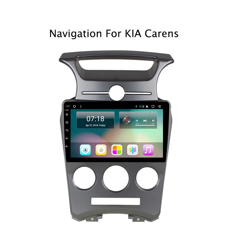 

NaviTopia 9inch Quad Core/ 8 Cores Octa Core Android 7.1/8.1 Car DVD Multimedia GPS Navigation for Kia Carens 2007-2011