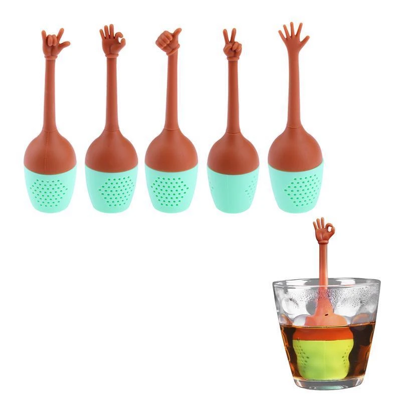 

Tea Infuser Loose Leaf Strainer Deep Diver Silicone Diffuser Herbal Spice Filter