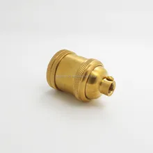 E26 E27 Edison keyless Винтаж Латунь свет лампы База гнездо патрон с кольцом