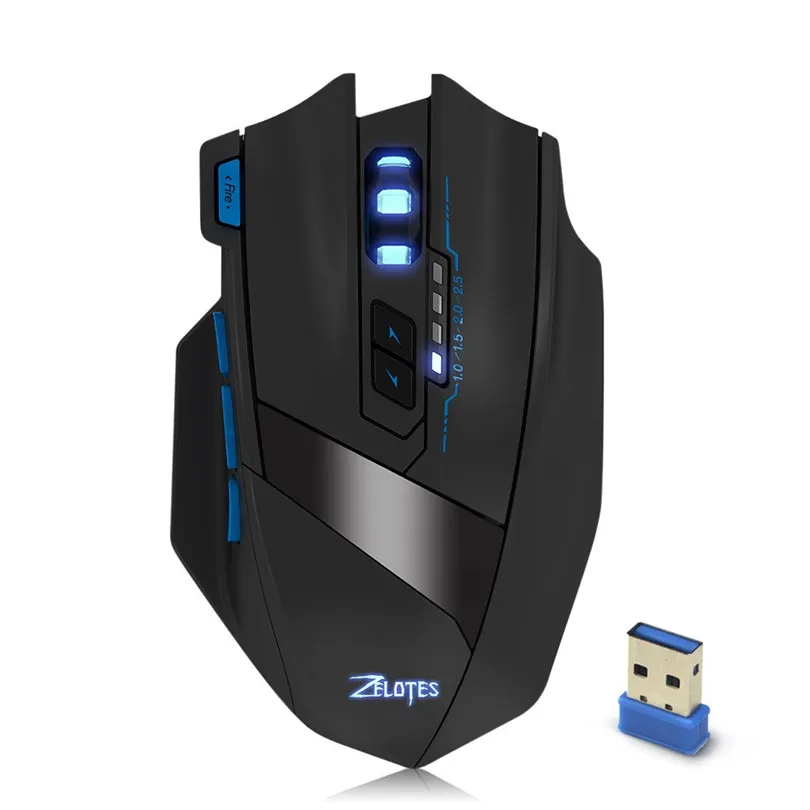 

Dual-mode Gaming Mouse 2500DPI Wireless Adjustable DPI mouse for PC laptop desktop A30