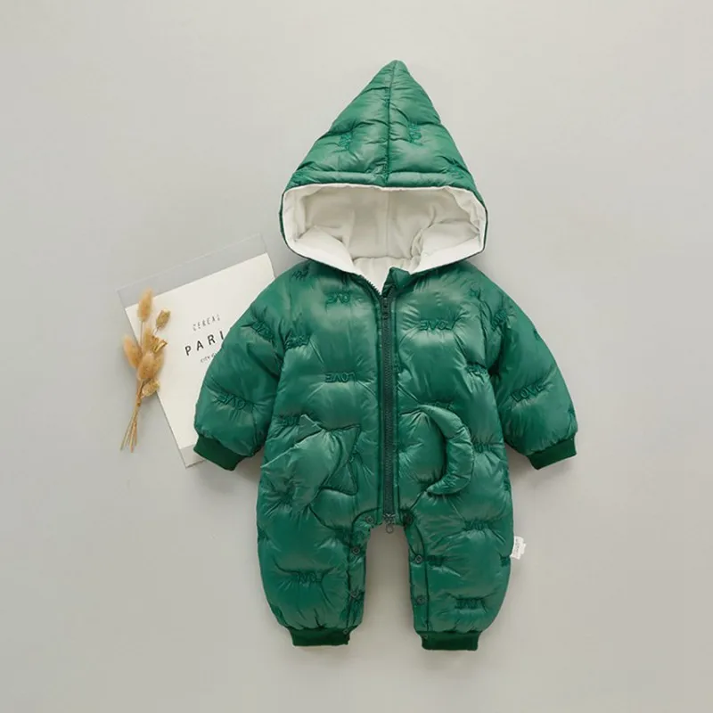 CROAL CHERIE Winter Baby Girl Clothes Boy Clothing Light Cotton Velvet Coats Jumpsuits Kids Snowsuit Snow Wear Warm Romper  (7)