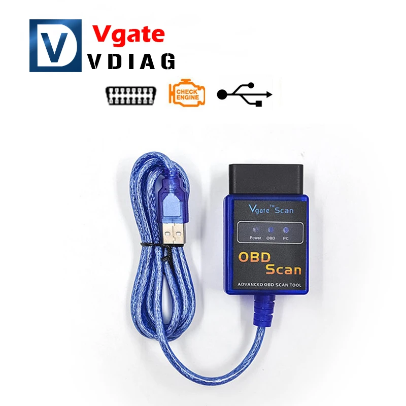 Prix pour 2016 Promotion Vgate USB ELM327 ELM 327 OBD2 OBDII OBD II USB De Voiture ECU De Diagnostic Scanner Adaptateur De Voiture code scanner lecteur Tester Prix pour 2016 Promotion Vgate USB ELM327 ELM 327 OBD2 OBDII OBD II USB De Voiture ECU De Diagnostic Scanner Adaptateur De Voiture code scanner lecteur Tester