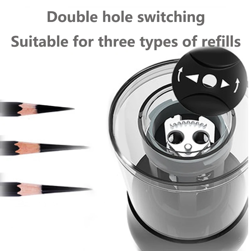 TENWIN-Electric-pencil-sharpener-chancery-Two-hole-art-mechanical-pencil-sharpeners-Automatic-Use-Safety-For-children (3)