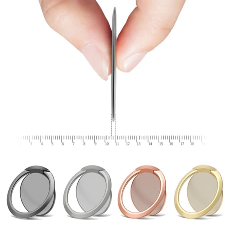 

Finger Ring Holder Ultra Thin For IPhone X 8 7 6 Plus XS Mount Holder Stand Mobile Phone Finger Phone Stand Tablet For Xiaomi