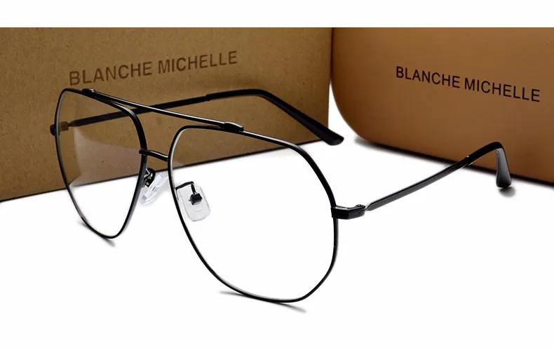 Оправа для очков унисекс из нержавеющей стали UV400, оправы для очков, прозрачные очки для женщин и мужчин, оптические Золотые очки, прозрачные очки