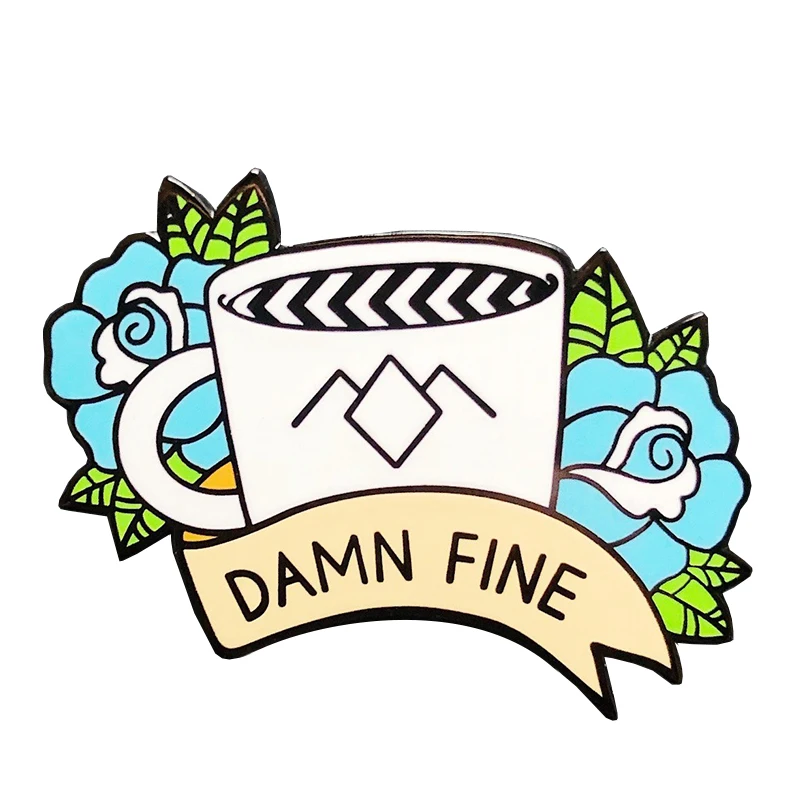 

B-GRADE Damn Fine Coffee Hard Enamel Pin Twin Peaks Gift