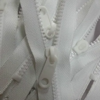 

50pcs/lot All Plastic Zipper Resin Black White Close End Electrostatic Clothes Pants Collar Tailoring Sewing Accessories