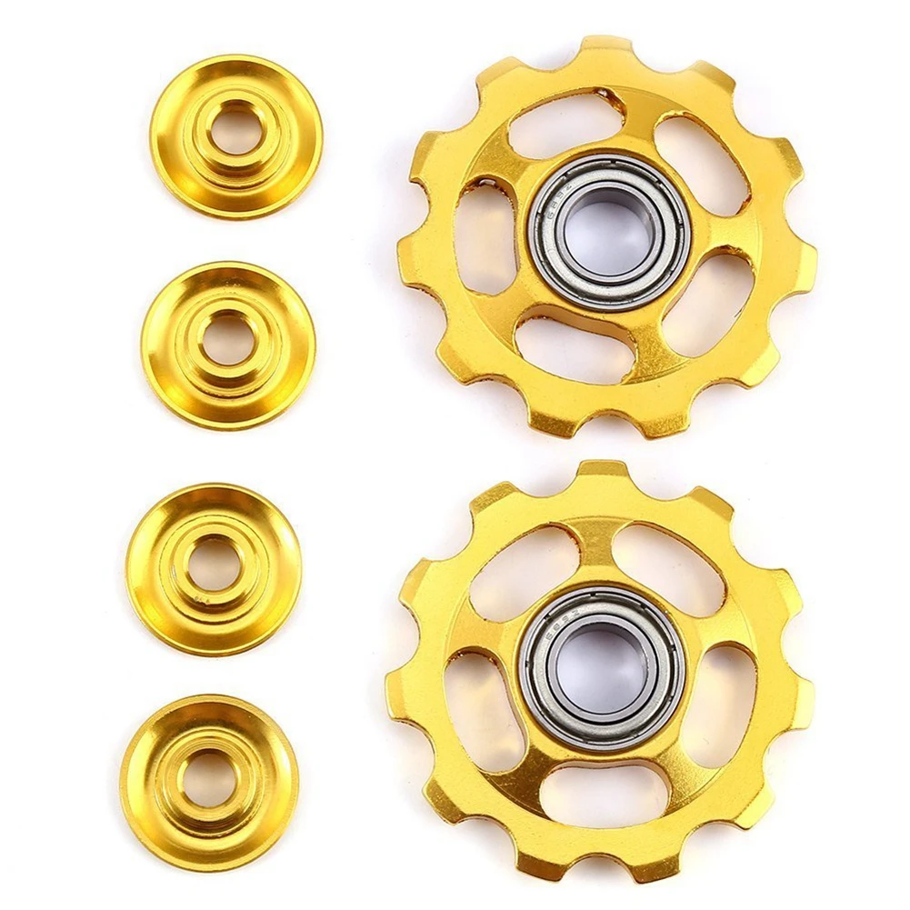 1Set 11T Bike Ultralight Aluminum Alloy Outdoor Bearing Wheel Rear