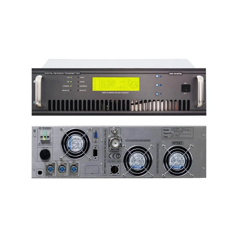 

ZHC618F-500W FM Transmitter for wireless fm station professional fm radio broadcast