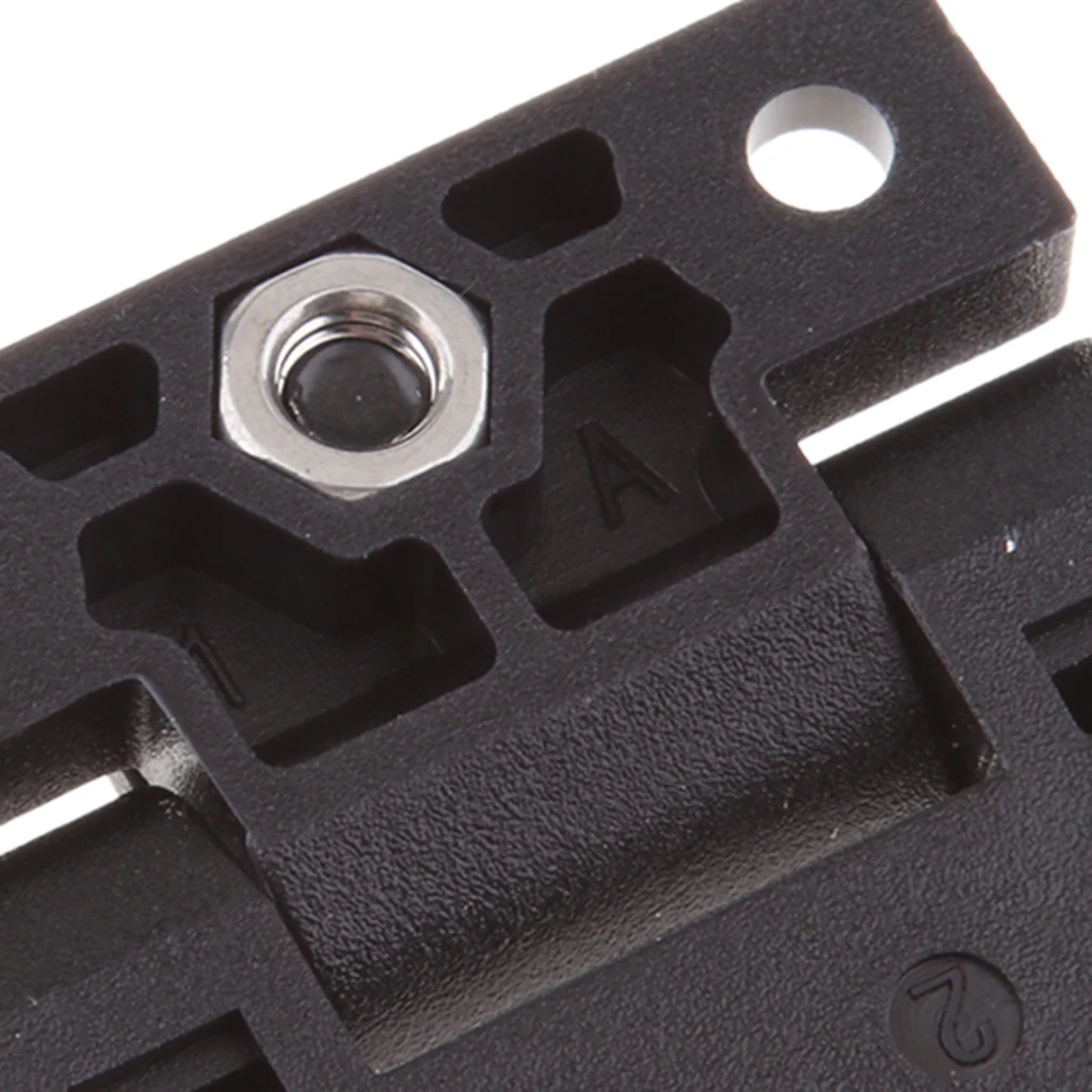 Replaces Southco E6-10-301-20,4 Hole Adjustable Torque Hinge,Black Plastic Marine Hardware