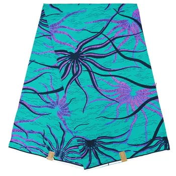 

african fabric wax print fabric wax brocade wax 2019 guaranteed wax 100% cotton 6yards Ghana prints A1038