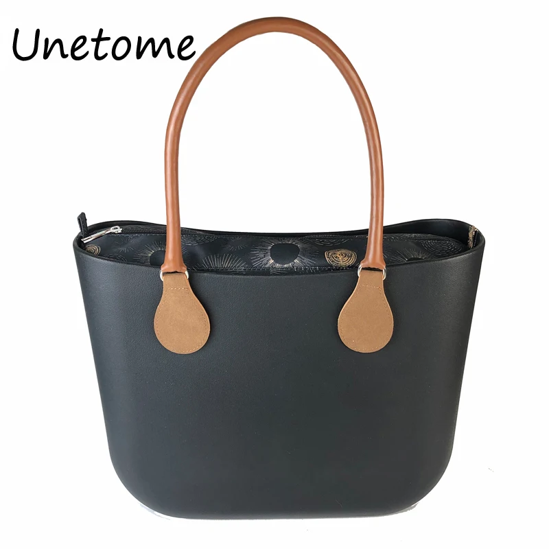 

Classic size EVA Body Bag with waterproof Insert Inner Pocket Handles Silicon Rubber Women Obag O Bag Style Handbag