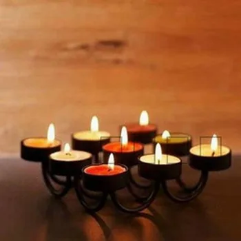 Bougeoir bougie chauffe plat 6