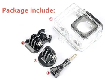 

Freeship40M Diving Camera Waterproof Case for 4K 4K+ Xiaoyi 2 Cam Protective Housing Case For Yi 4K Camera Accessories