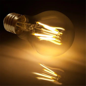 

10PCS LED Edison Bulb A60 C35 LED Filament Lamp 2W 4W 6W 8W E27 E14 LED Filament Lamp 220V Retro Candle Light