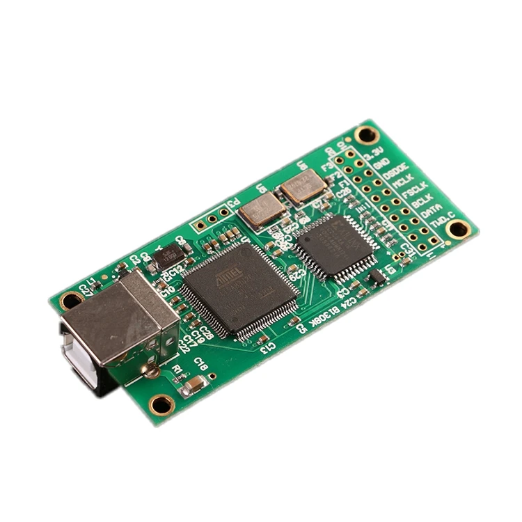

ATSAM3U4C Amanero USB IIS Digital Interface DAC Decoder Board Support DSD512 32bit 384K I2S DSD Output audio amplifier Decoder
