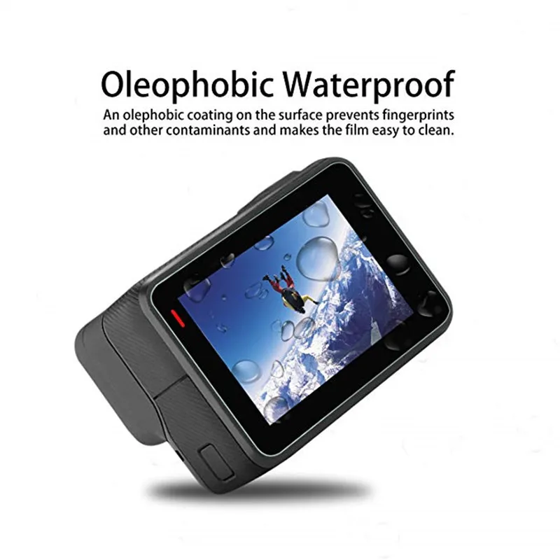 Протектор экрана для GoPro Hero 7 6 5 2018 закаленный экран со стеклянной линзой