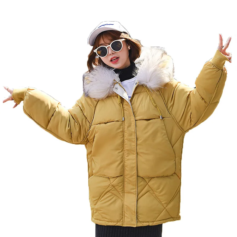 

Winter Jacket Female Parka Coat Plus size S-XXL Fashion Down Jacket Long Hoodie Down Thick Long Coat Jacket Women Clothing