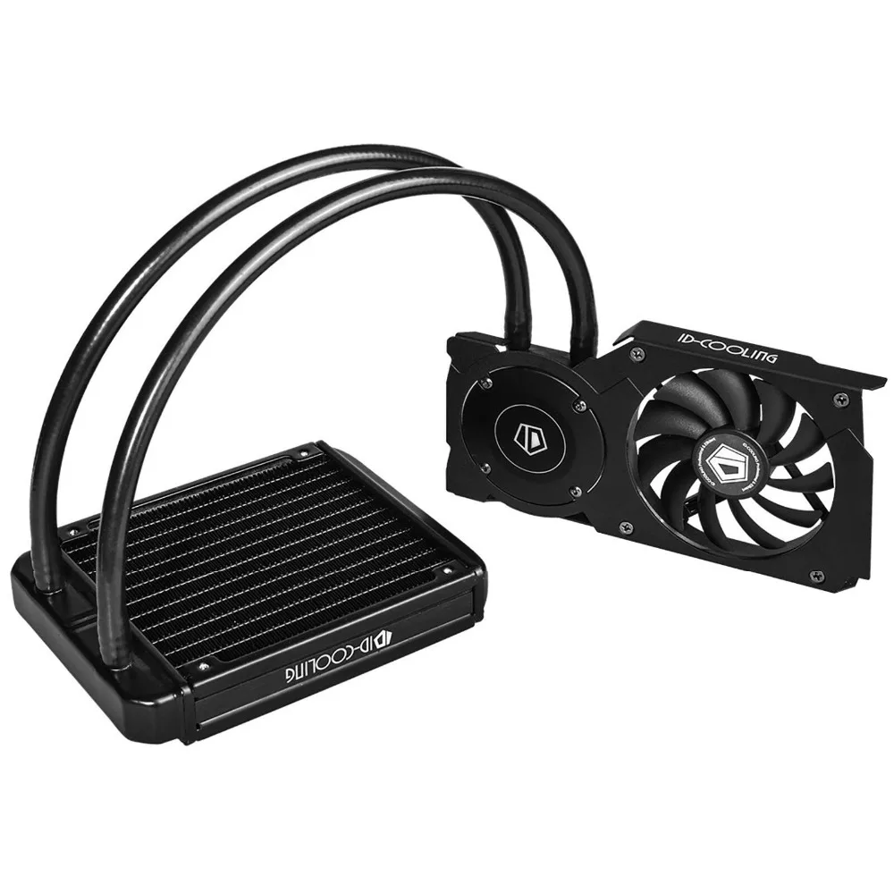 ID-COOLING FROSTFLOW 120VGA AIO кулер воды для игр VGA карты, светодиодный свет, Nvidia и ATI