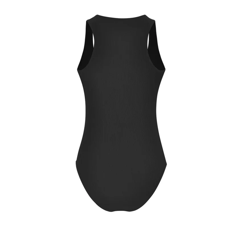 Summer Casual Sleeveless Women Bodysuit 2019 Fashion Skinny Playsuit Female Solid Color Button Jumpsuit Female Romper Summer Casual Sleeveless Women Bodysuit 2019 Fashion Skinny Playsuit Female Solid Color Button Jumpsuit Female Romper