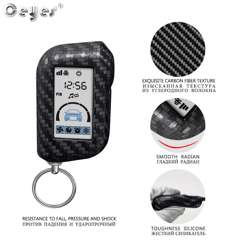 Carbon fiber key cover for Starline A93 A63 A96 A36 A39 (2)