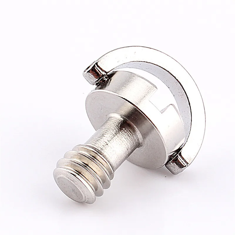 

New High Quality Captive 1/4 Inch Folding D-Ring Adapter Screw Cam Tripod Monopod Quick Release Plate for Camera Free Shipping