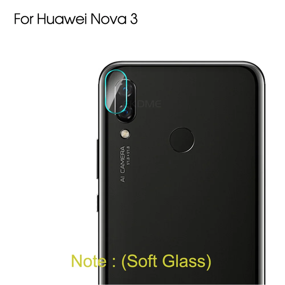 2 шт. Защитная пленка для задней камеры для huawei Nova 3 3i 3e, объектив для телефона, закаленное стекло для huawei Nova 2i 2S - Цвет: For Nova 3