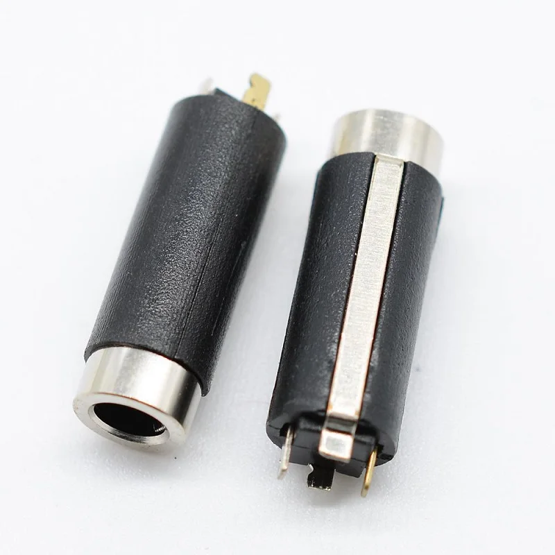 100PCS Headphone socket 3 5mm Jack 4Pin plastic round injection molding master block audio interface stereo dc jack 3 5mm female