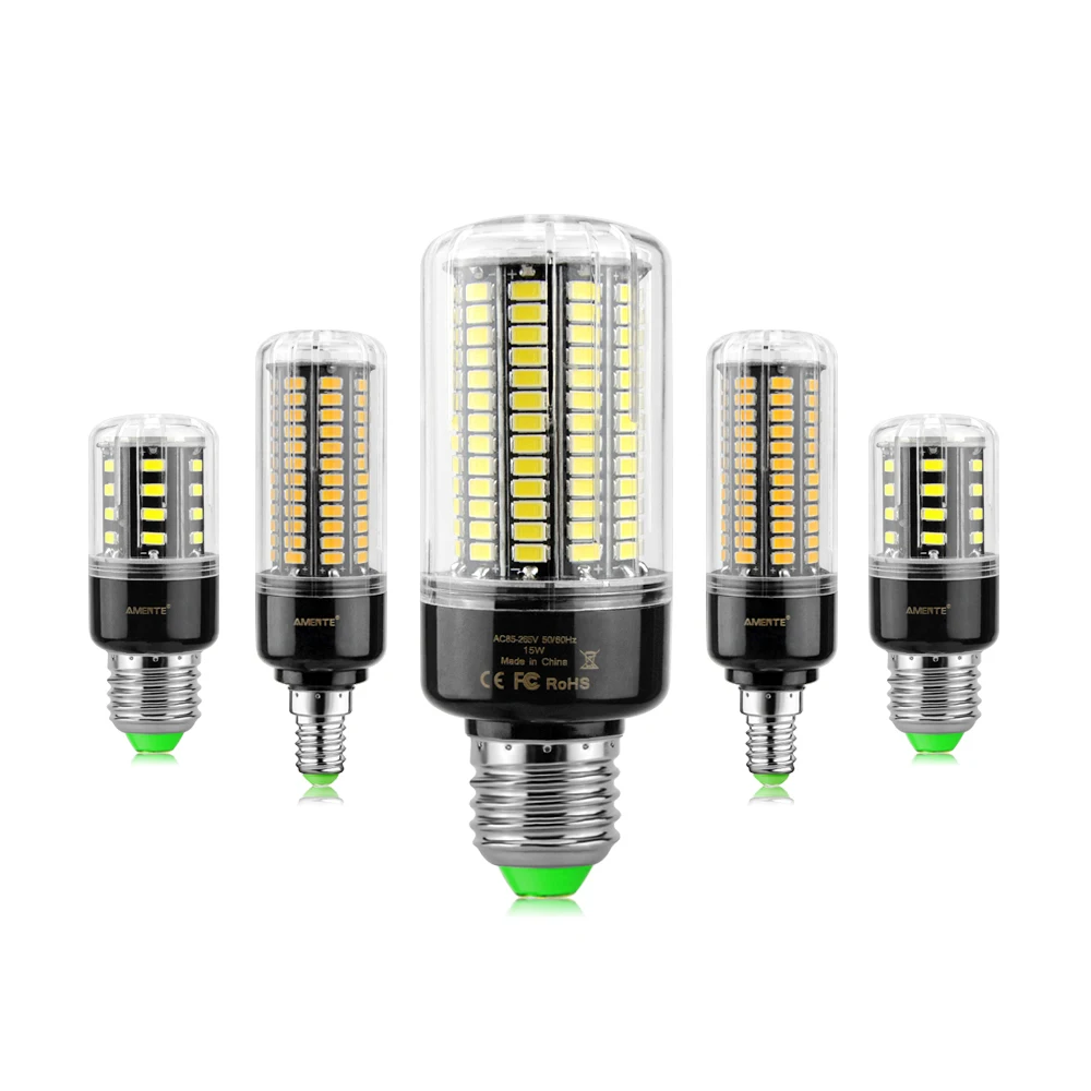 

High Lumen NO Flicker E27 E14 LED Corn Bulb light 5736 SMD 3.5W 5W 7W 8W 12W 15W AC85V-265V Constant Current Indoor led Lamparas
