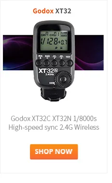 Godox XT32C XT32N 1/8000s Высокоскоростная синхронизация 2,4G беспроводной триггер вспышки для Godox X system Flash XTR-16 XTR-16S для DSLR камеры