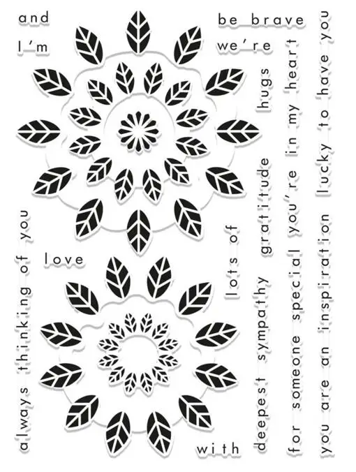 

flower Transparent Clear Stamp for DIY scrapbooking/Card Making C96