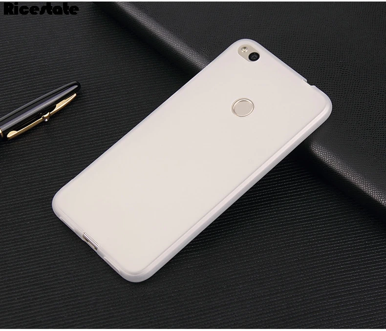 Матовый мягкий чехол для Huawei P8 Lite 2017 P9 lite однотонный и прозрачный накладка Honor 8