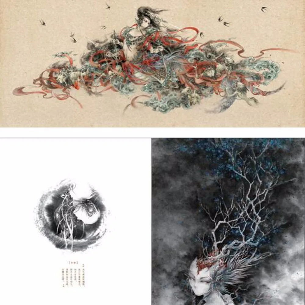 1 шт. Китайский древний миф Dunhuang фотоальбом и книга для развлечений и снижения давления