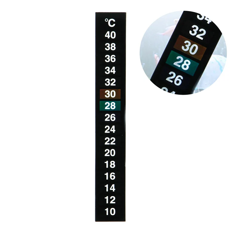 

Fish Tank Thermometer Temperature Sticker Dual Scale Aquarium Accessories Drop Shipping