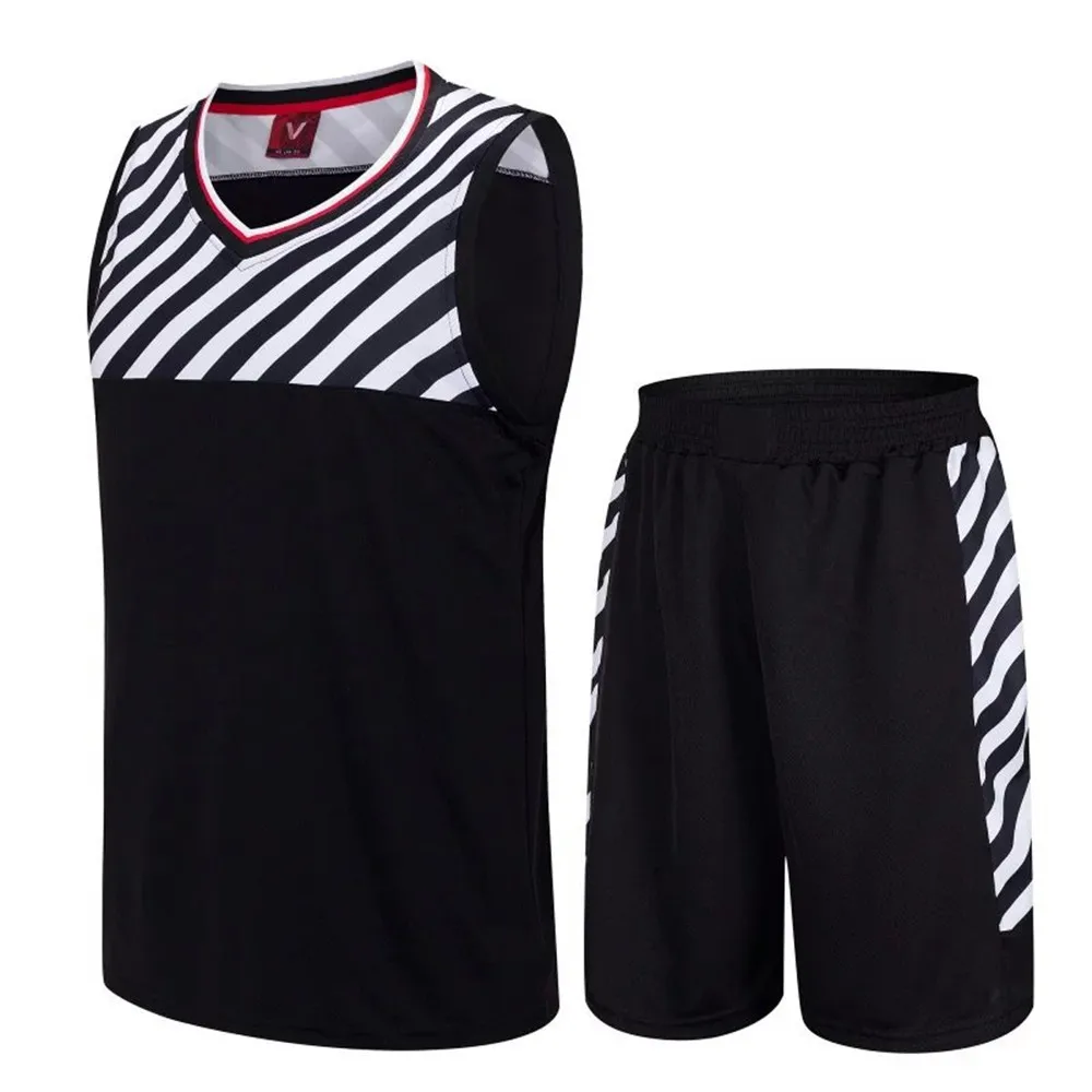2017 New Men Basketball Jersey Sets Uniforms Breathable cheap throwback basketball Sport jerseys