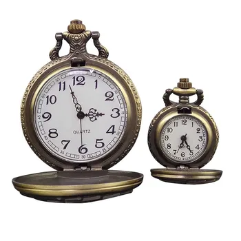 

Vintage Steampunk Poker Pocket Watch Antique Bronze Women Men Quartz Watch Necklace Pendant Clock with Chain Relogio De Bolso