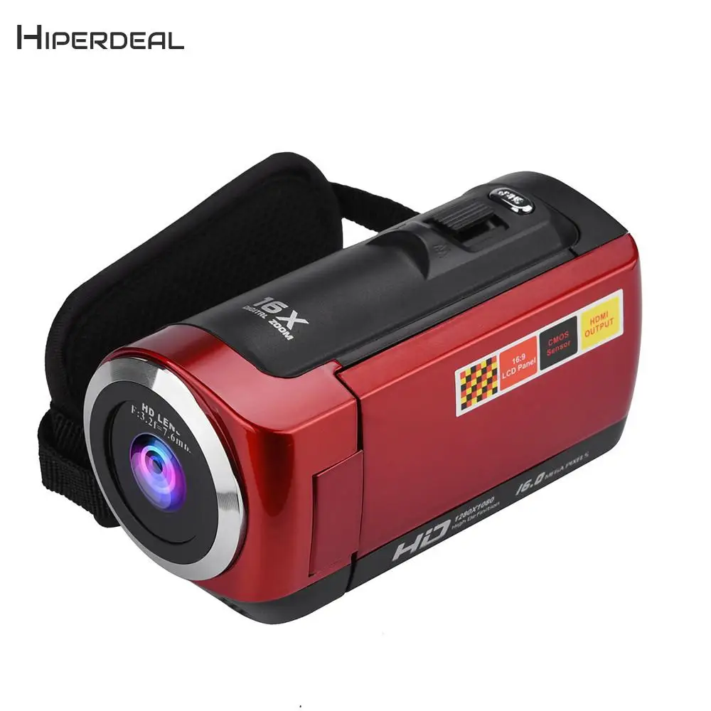 HIPERDEAL 2.7 inch TFT LCD HD 1080P 16MP 16X Digital Zoom Camcorder Video DV Camera Fashion Family Gift ST25 HIPERDEAL 2.7 inch TFT LCD HD 1080P 16MP 16X Digital Zoom Camcorder Video DV Camera Fashion Family Gift ST25
